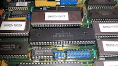 A 68008 microprocessor.