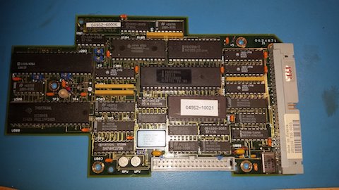 The disk controller board.