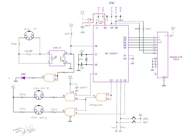 Circuit schematic diagram